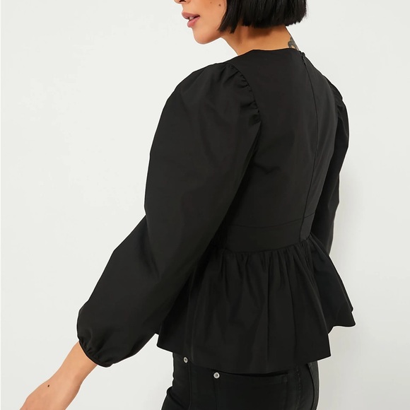 HYACINTH HOUSE Black Puff Sleeve Elaina Blouse - Picture 3 of 11